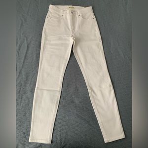NWT Madewell White Skinny Jeans